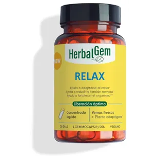 HerbalGem Relax Nervous Tension 30 Vegan Capsules