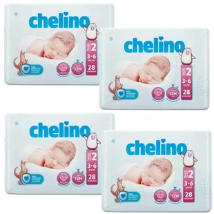 Chelino Diapers Size 2 (3-6 Kg) 4x28 units