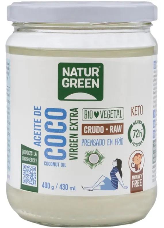 Organic Virgin Coconut Oil NaturGreen 430ml