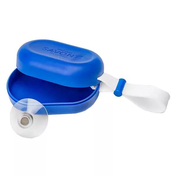 Jabonera magnética azul SavonT
