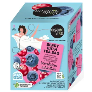 Organic Shop Berrylicious Adventure Bath Tea Bags
