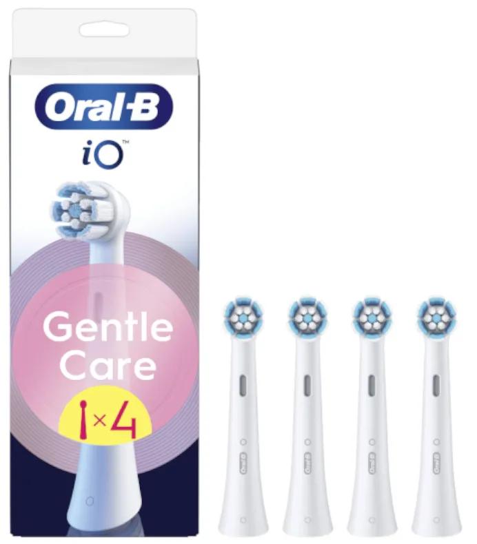 Recharges de brosse à dents électrique Oral-B iO Gentle Care, lot de 4 unités