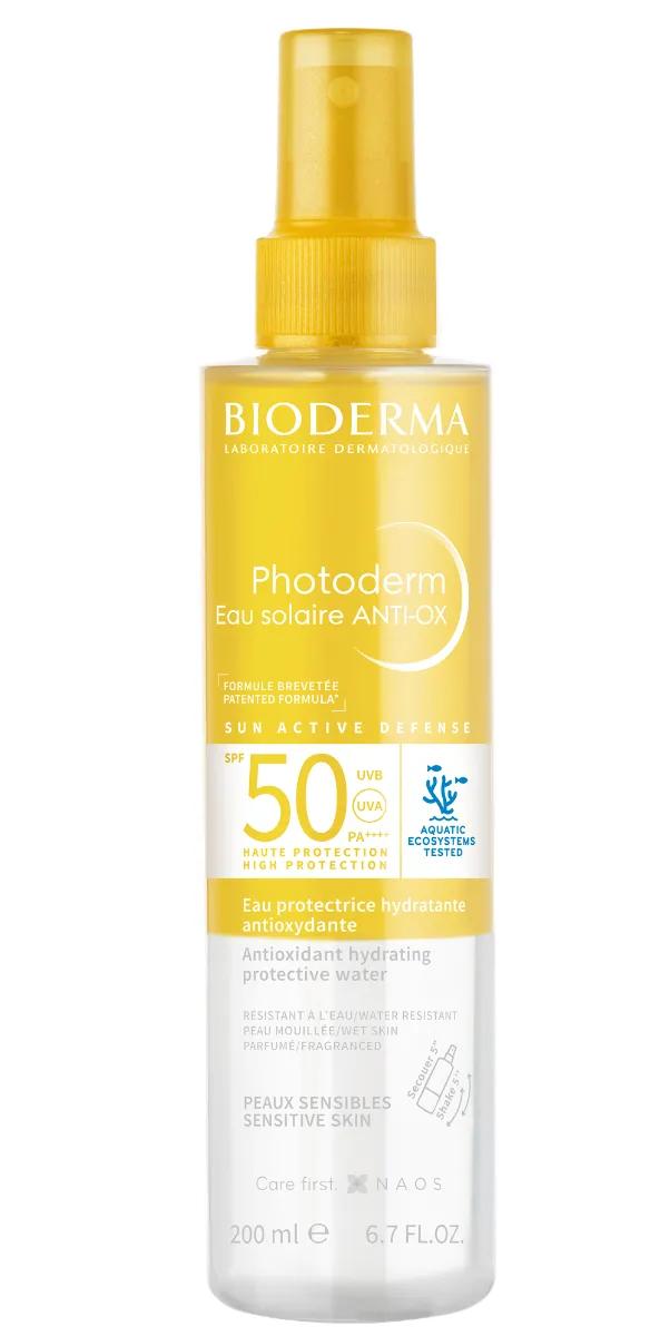 Bioderma Photoderm Eau Solaire Anti-Ox SPF50 Acqua Solare Antiossidante 200 ml