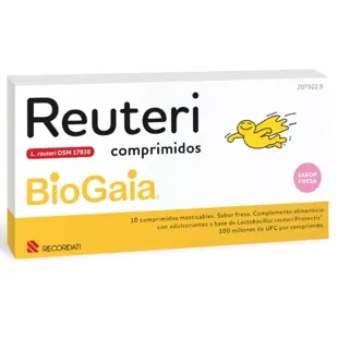 Reuteri Fresa 10 Comprimidos
