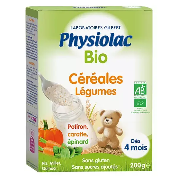 Physiolac Bio Cereales con Verduras 6m + 200g
