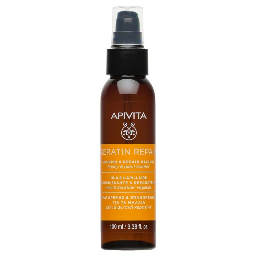 Apivita Keratin Oil Olio Capelli Nutriente e Riparatore 100 ml