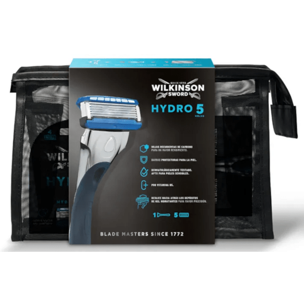 Wilkinson Sword Hydro 5 Normale toilettas 1 scheermes + 5 navullingen