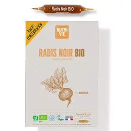 Nutrivie  Radis Noir Bio 20 ampoules