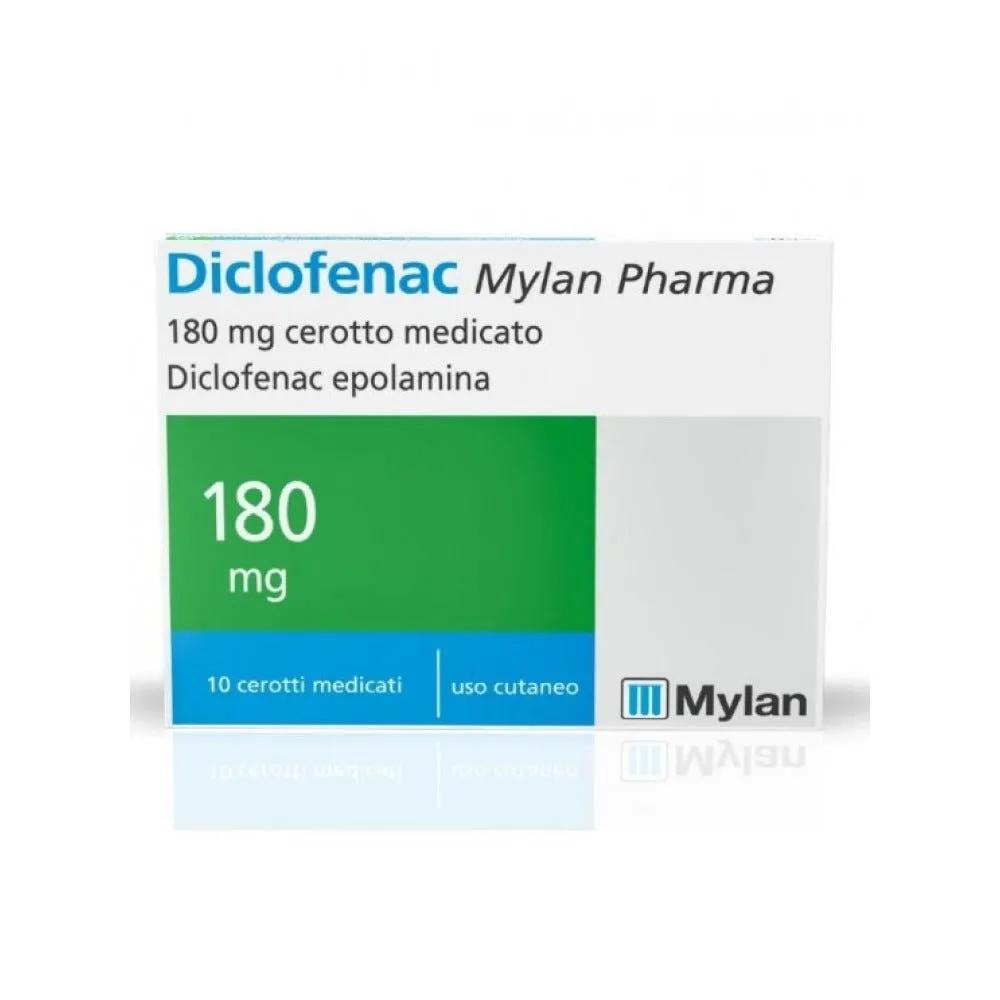 Diclofenac MY Cerotti Medicati Antidolorifici e Antinfiammatori 10 Cerotti