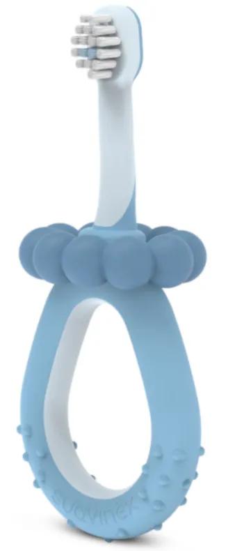Brosse à dents d&#39;apprentissage Suavinex Blue 0-2 ans