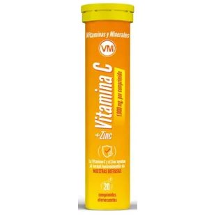 Ynsadiet Vitamin C + Effervescent Zinc 20 Effervescent Tablets