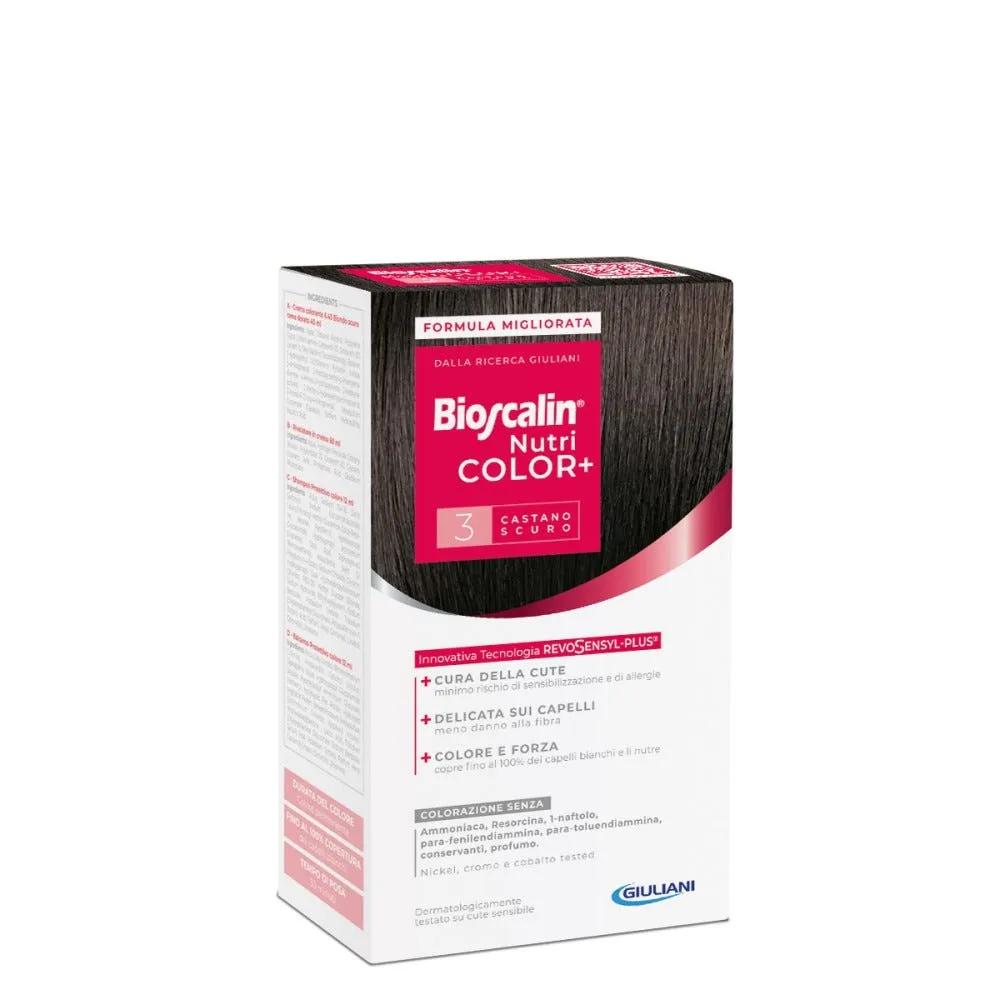 Bioscalin Nutri Color Plus 3 Castano Scuro Trattamento Colorante