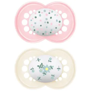 Mam Original Silicone Pacifier +6m Pink 2 units