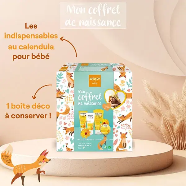 Weleda Mon Coffret Naissance Bébé et Cape de Bain