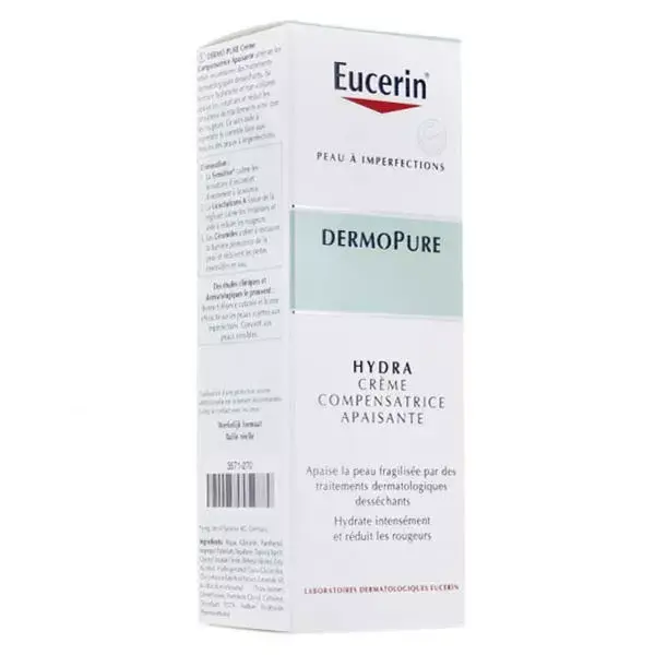 Eucerin DermoPure Hydra Crème Apaisante Peaux à Tendance Acnéique 50ml