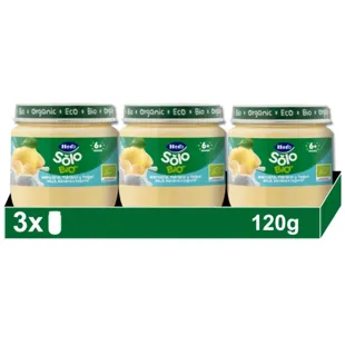 Hero Solo Yogurt Jar, Apple and Banana +6m 3x120 gr
