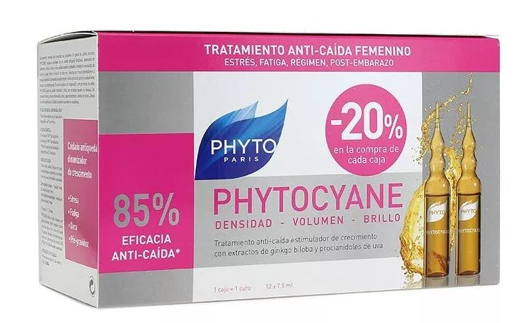 Phyto Phytocyane Tratamiento Anti Caída Densificante 12 Ampollas
