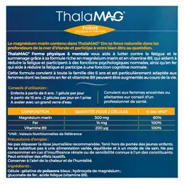 Thalamag Magnésium Marin Forme Physique & Mentale Lot de 2 x 60 gélules