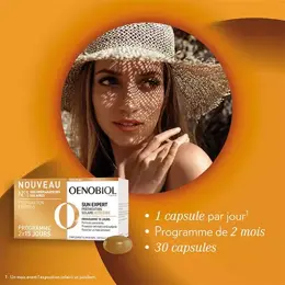 Oenobiol Sun Expert Préparation Solaire Accélérée Lot de 2 x 15 gélules