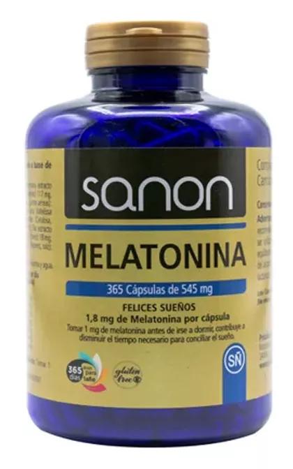 Sanon Melatonina 365 cápsulas de 545 mg