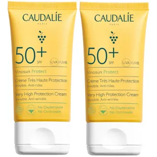 Caudalie Anti-Falten-Gesichtssonnencreme SPF50+ 2x50 ml