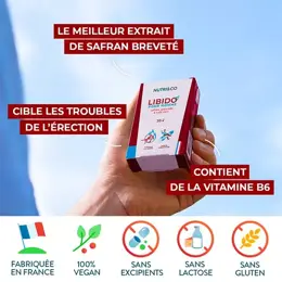 Nutri&Co Le Libido Homme Safran Grenade et Thé Vert 30 gélules