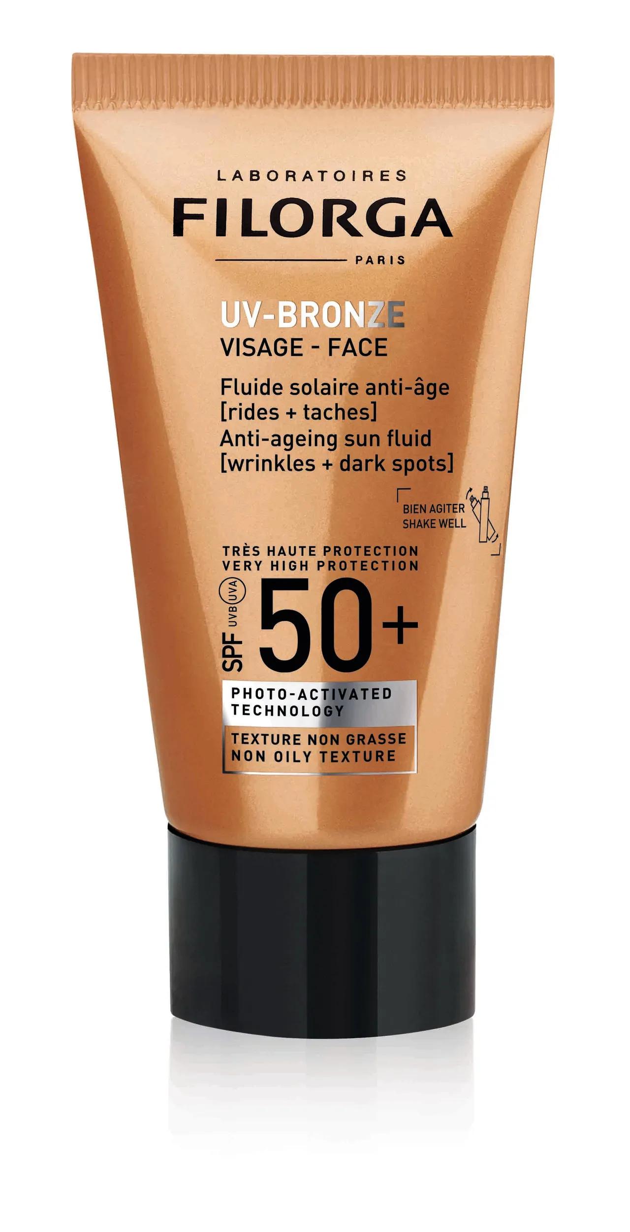 Filorga UV-Bronze Face SPF 50+ Fluido Solare Anti-età 40 ml