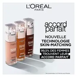 L'Oréal Paris Accord Parfait Fond de Teint Fluide Fondant Perfecteur 8.5N Noix de Pécan 30ml