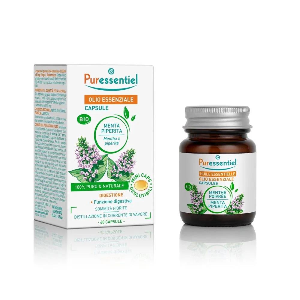 Puressentiel Menta Piperita Bio Integratore Per La Digestione 60 Capsule