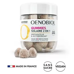 Oenobiol Solaire 2 en 1 60 gummies