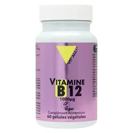 Vit'all+ Vitamine B12 forme active 1000μg certifiée VEGAN 60 gélules végétales