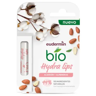 Eudermin Bio Hydra Lips Lip Balm Cotton and Almonds 1 unit