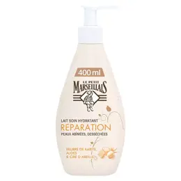 Le Petit Marseillais Lait Hydratant  Karité, Aloès et Cire d'Abeille 400ml