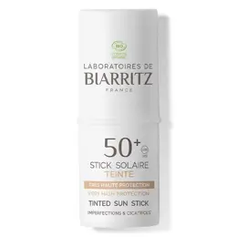 Laboratoires de Biarritz Soins Solaires Stick teinté SPF50+ Bio 9g