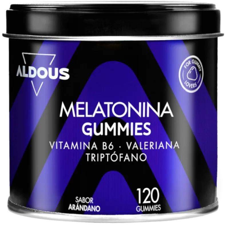 Aldous Bio Melatonina con Triptofano, Valeriana e Vit. B6 120 caramelle gommose