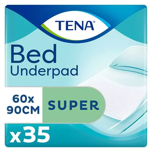 TENA Bed Underpad Alèse Super 60 x 90cm 35 unités