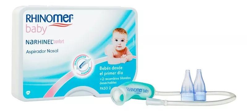 Aspirateur confort Narhinel Nasal pour bébé 2 de rechange souple jetable