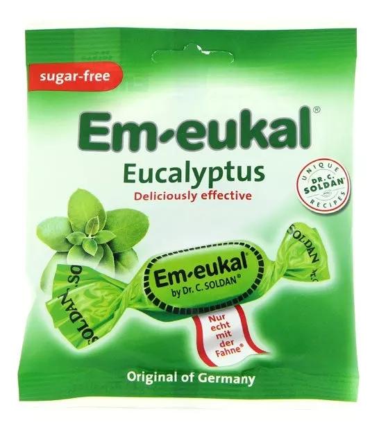 Bonbons à l'eucalyptus sans sucre Em-eukal 50gr