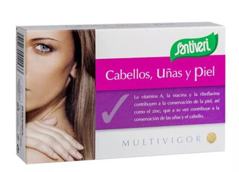 Santiveri Cabello, Uñas, Piel + Biotina 48 Comprimidos