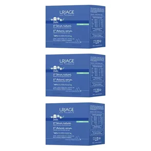 Uriage Bébé Siero Naturale Lotto di 3 x 15 monodosi