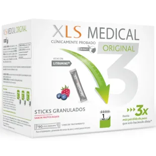 XLS Medical 90 Sticks Goût Fruits Rouges