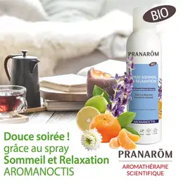 Pranarom Aromanoctis Spray Sommeil et Relaxation Bio 150ml