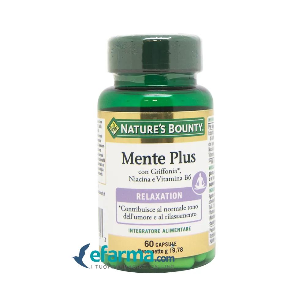 Nature's Bounty Mente Plus Integratore Tono dell'Umore 60 Capsule