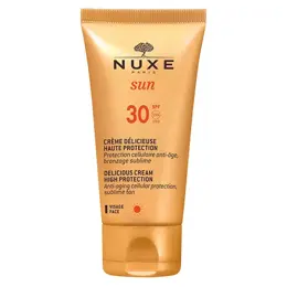 Nuxe Sun Crème Délicieuse Visage Haute Protection SPF30 50ml