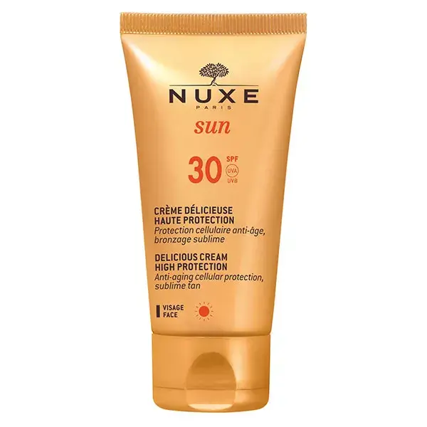 Nuxe Sun Crème Délicieuse Visage Haute Protection SPF30 50ml
