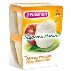 Plasmon Sapori di Natura Yogurt Mela 2 Vasetti da 120 g