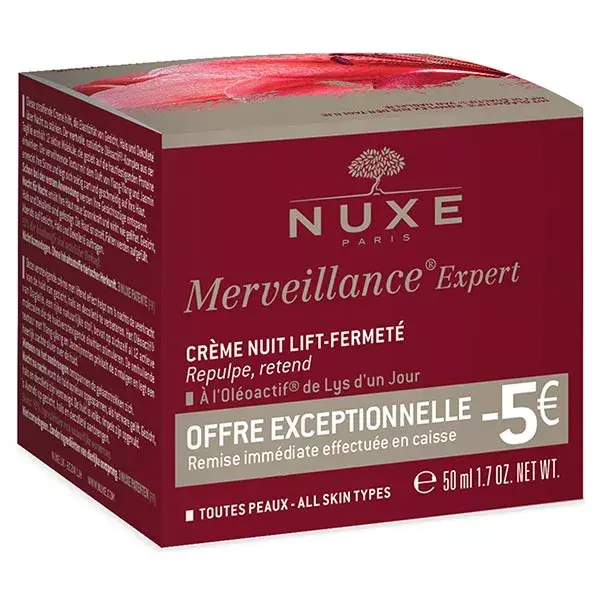Nuxe Merveillance Expert Night Cream Lift-Firming All Skin Types 50ml BRI 5€