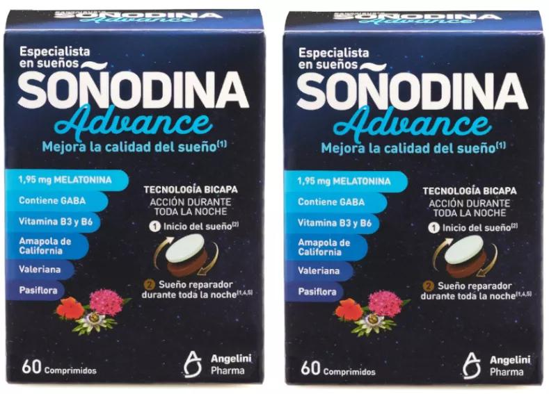 Soñodina Mélatonine Bicouche 2x60 Comprimés