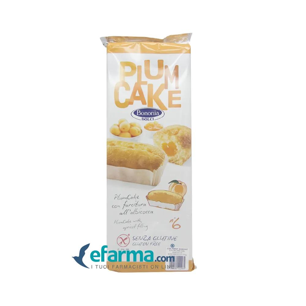 Bononia Senza Glutine Plumcake Con Farcitura all'Albicocca 6x45 g