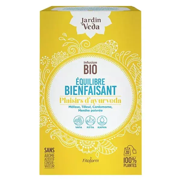 Jardin Veda Plaisirs d'Ayurveda Beneficial Balance Organic 20 tea bags